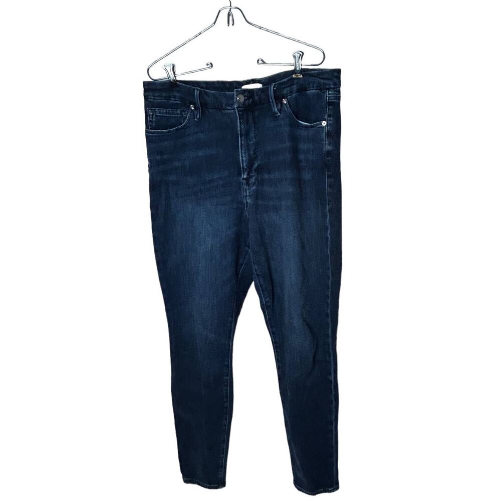 Good American Good Legs GL336T Stretch Skinny Sculpting Jeans Indigo 312 Size 15